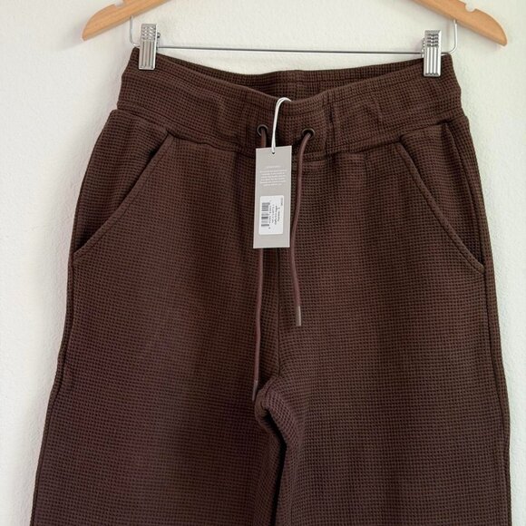 Negative Underwear Waffle Knit Jogger in Espresso, Size Small - Picture 7 of 10